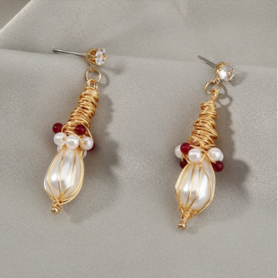 Artificial Pearl Earrings