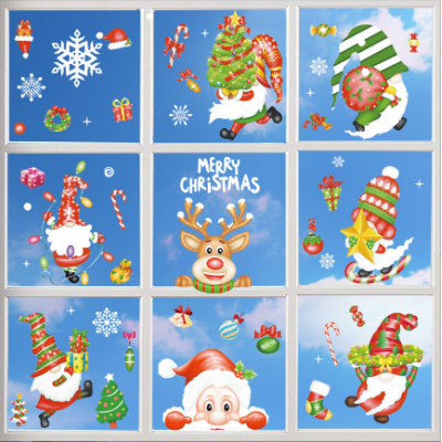 Santa Claus Window Stickers