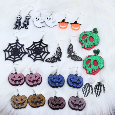 Halloween Skull Earrings