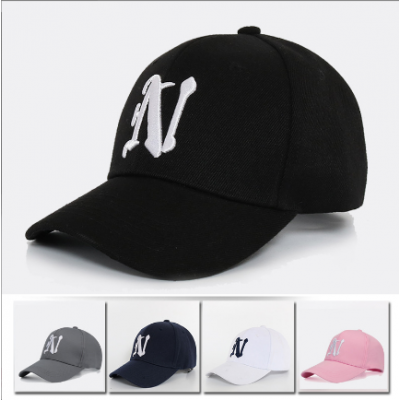 N Letter  Baseball Cap Hat