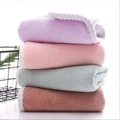 Coral Fleece Soft Face Towels