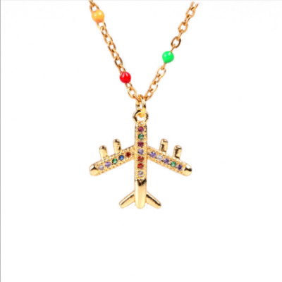 Women Airplane Shape Necklaces