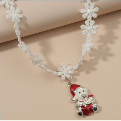 Christmas Lace Necklace