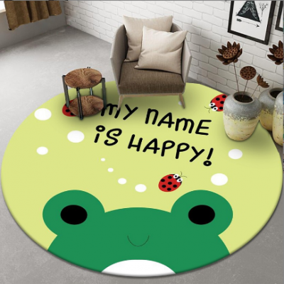 80cm Frog Round Rug Carpet