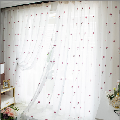 Flower Lace Sheer Curtains