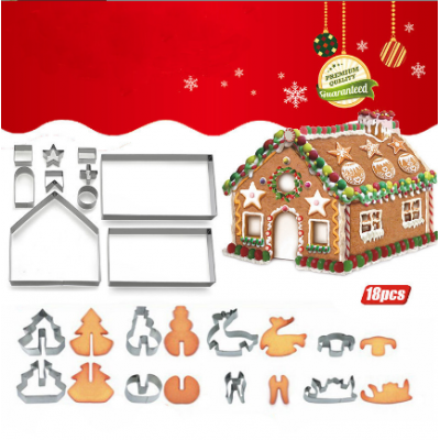 18 Pcs Christmas Baking Mold