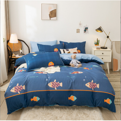 4PCS Fish Bedding Sheet Set