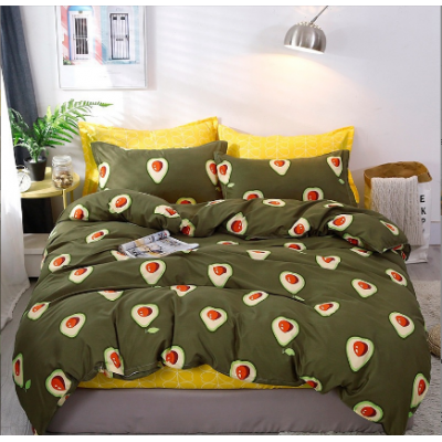 4PCS Avocado Bedding Sheet Set