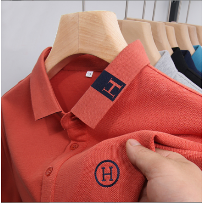 Men's H Letter Polo Shirt