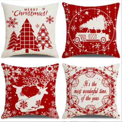 Christmas Red Cushion Cover