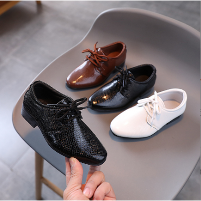 Boy Students Formal PU Shoes