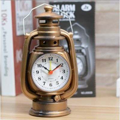 Oil Lamp Shape Alarm Clock
