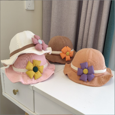 Kids Cute Flower Sunproof Hat