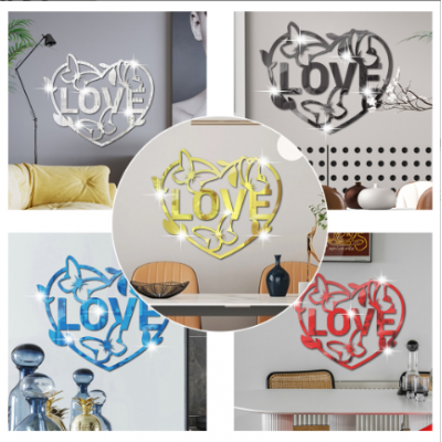 Love Wall Mirror Stickers