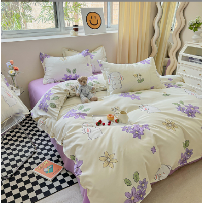 4PCS Rabbit Bedding Sheet Set