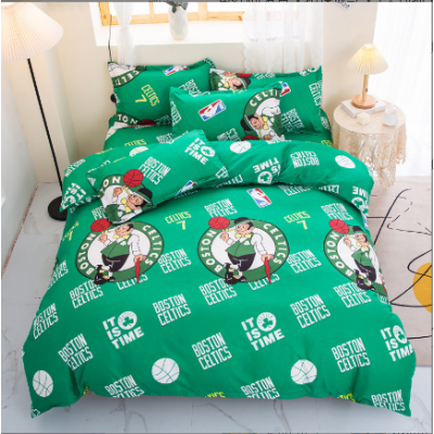 4Pcs Green Bedding Sheet Set