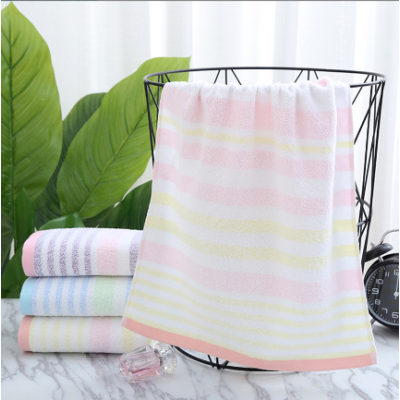 Home Stripe Soft Face Towels