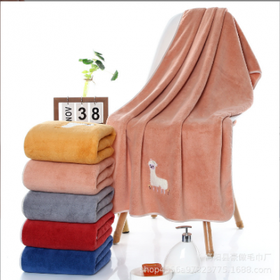 Coral Fleece Large Bath Towel