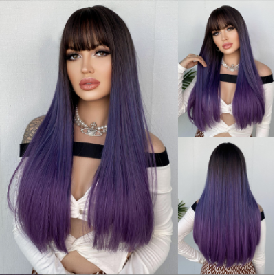 Women Fashion Long Lace Wigs