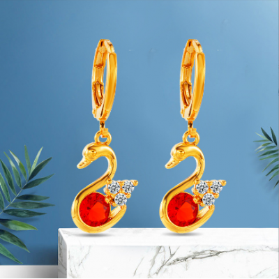 Women Swan Earrings