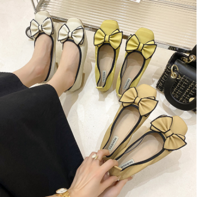 Women Bowknot PU Shoes