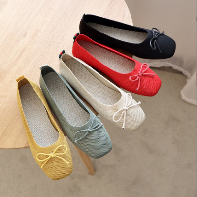 Bowknot Slim Loafer Shoes