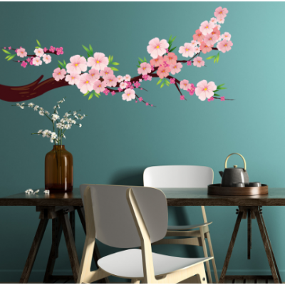 Peach Blossom Wall Stickers