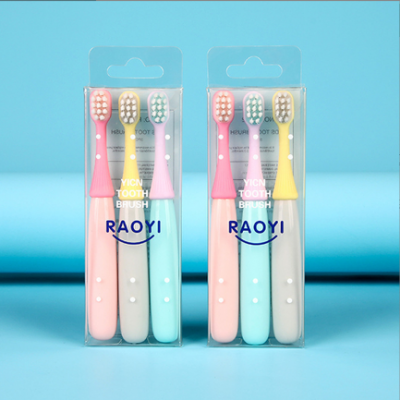 3 Pcs Kids Teeth Brushes