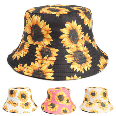 Sunflower Fashion Bucket Hats