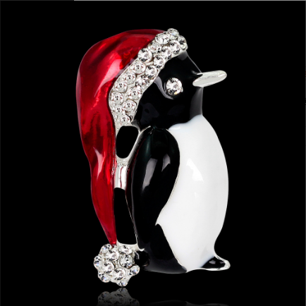 Classic Penguin Shape Brooch