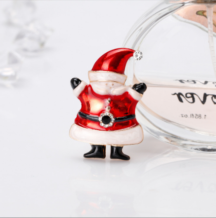 Santa Claus Shape Brooch