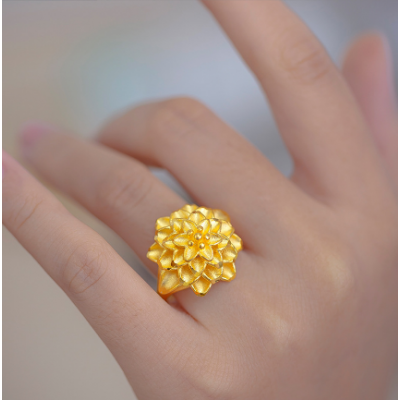 Women Fashion Flower Rings