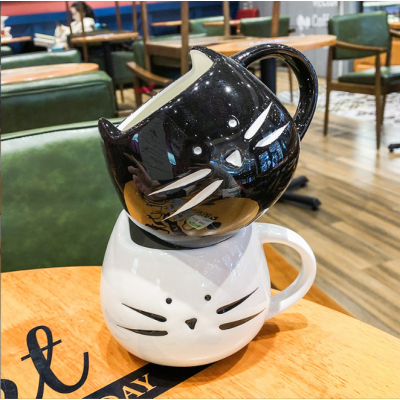 Cute Cat Shape Coffee Cup