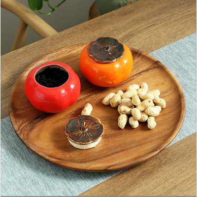 Persimmon Shape Tea Box