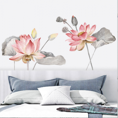 New Lotus Wall Stickers