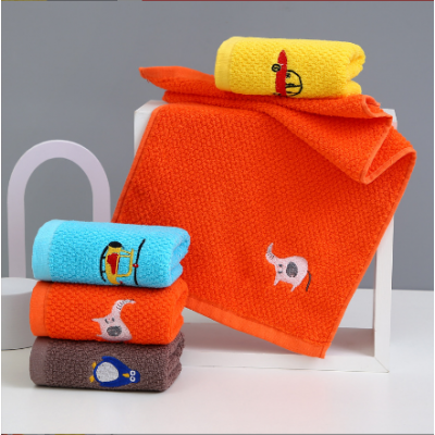 Kids Cute Face Hand Towels