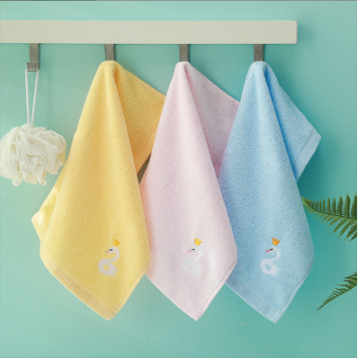 Kids Swan Soft Hand Towels