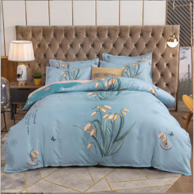 4Pcs Tulip Bedding Sheet Set