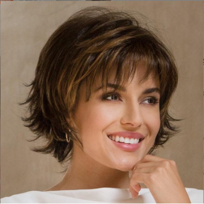 Women Short Curly Wigs