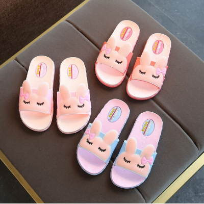 Kids Cute Rabbit Slippers