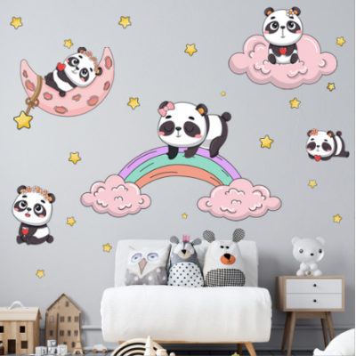 Kids Room Panda Wall Stickers