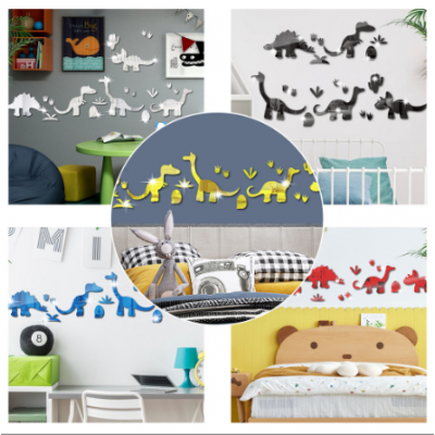 5Pcs Dinosaur Wall Stickers