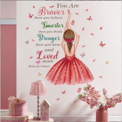 Girls Fashion Wall Stickers