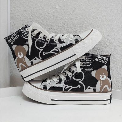 Ulzzang Bear Canvas Shoes