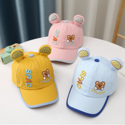 Kids Cute Bear Baseball Cap