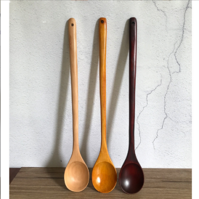 Wood Long Handle Spoon