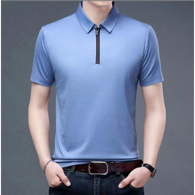 Men's Pure Color Polo Tops