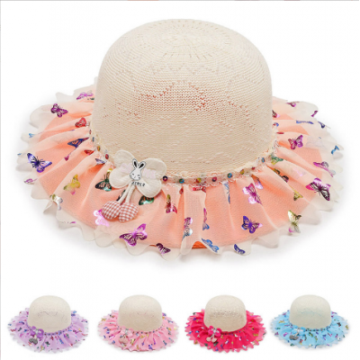 Women Lace Wide Brimmed Hat