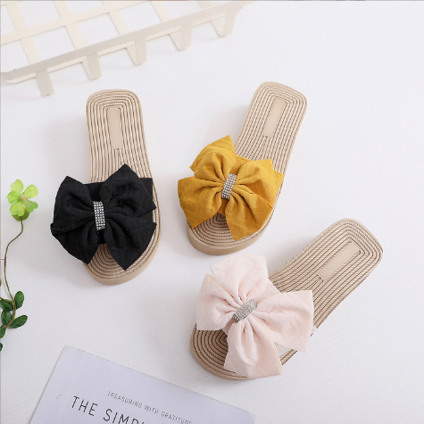 Women Fashion Bowknot Slippers