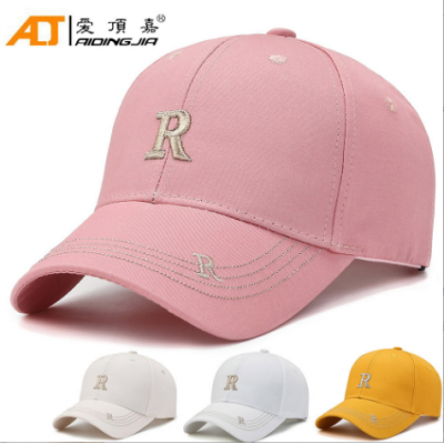 R Letter Baseball Cap